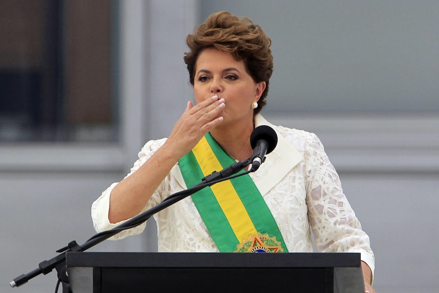 Brazil's president Dilma Rousseff