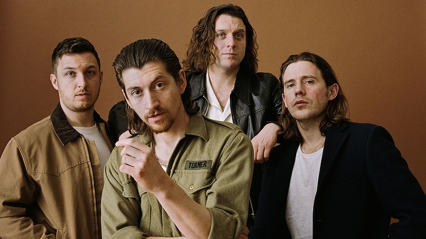 A 2018 press shot of Arctic Monkeys