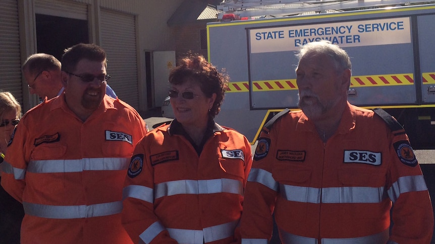 SES volunteers in Perth who are taking part in MH370 search