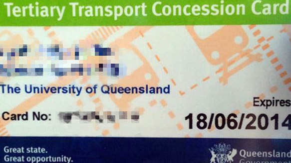 Tertiary Transport Concession Card
