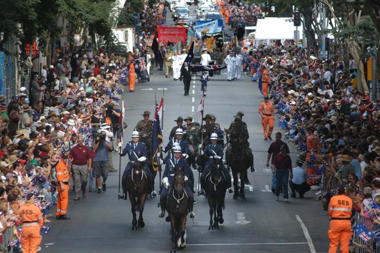 brisbane ANZAC Day parade