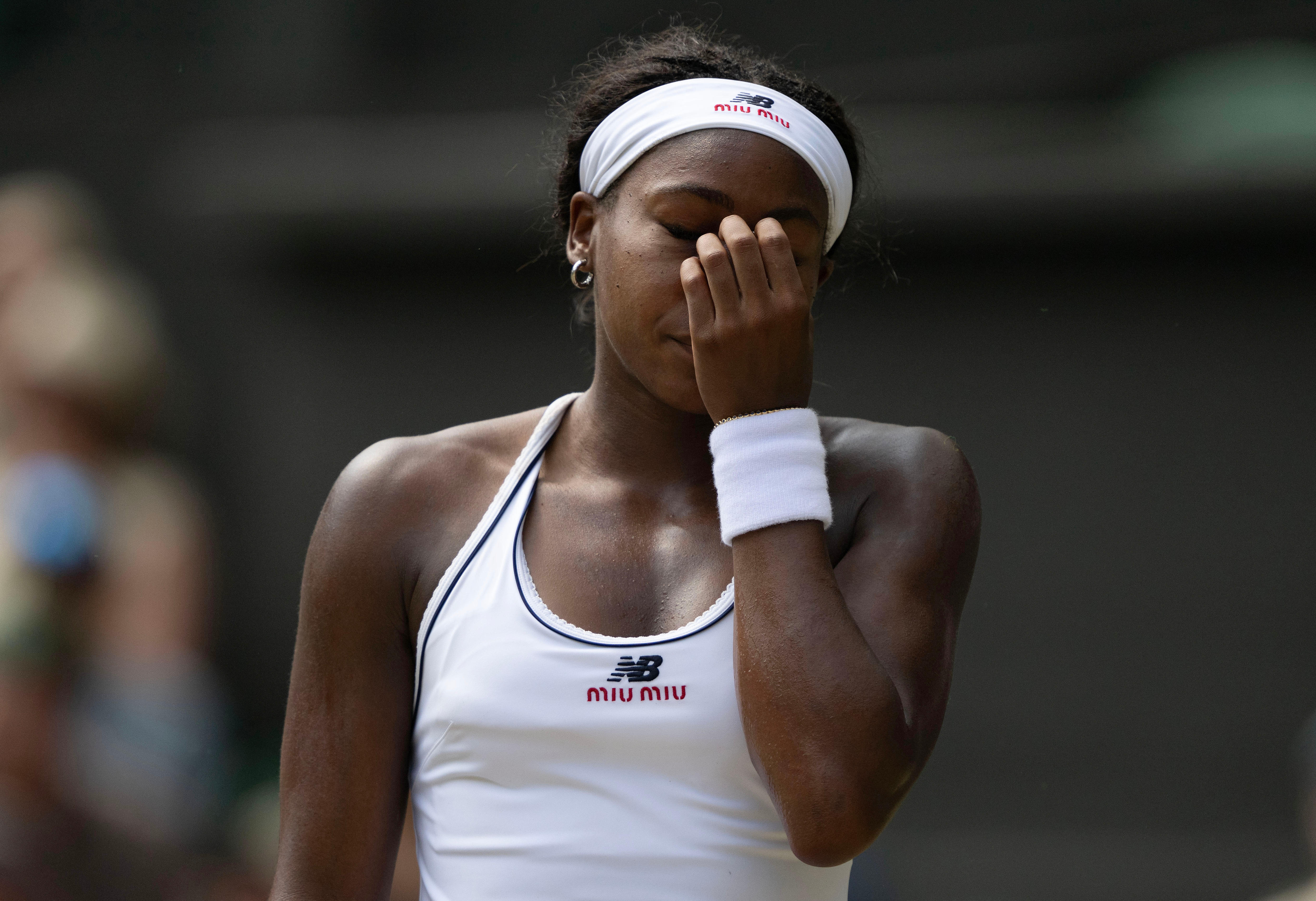 Gauff's horror miss sets up historic all-Czech Wimbledon women's final