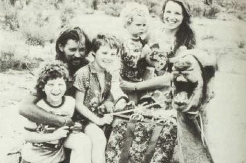 Abdul and Linda Casley and their kids walked over 1500km from Katherine to Broome.