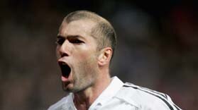 Bowing out ... Zinedine Zidane.