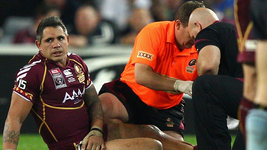 Back on his feet ... Corey Parker is eyeing a Friday night return for the Broncos.