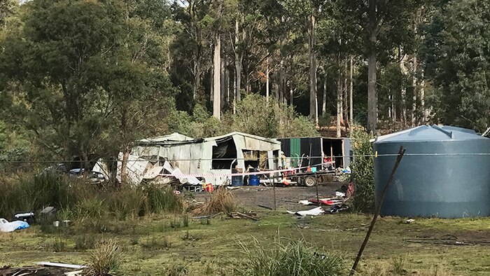 Fatal shed fire, Turners Marsh, north of Launceston.