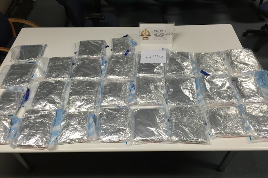 More than 23kgs of the drug ice were found in the joint operation of NT and Federal Police and other agencies.