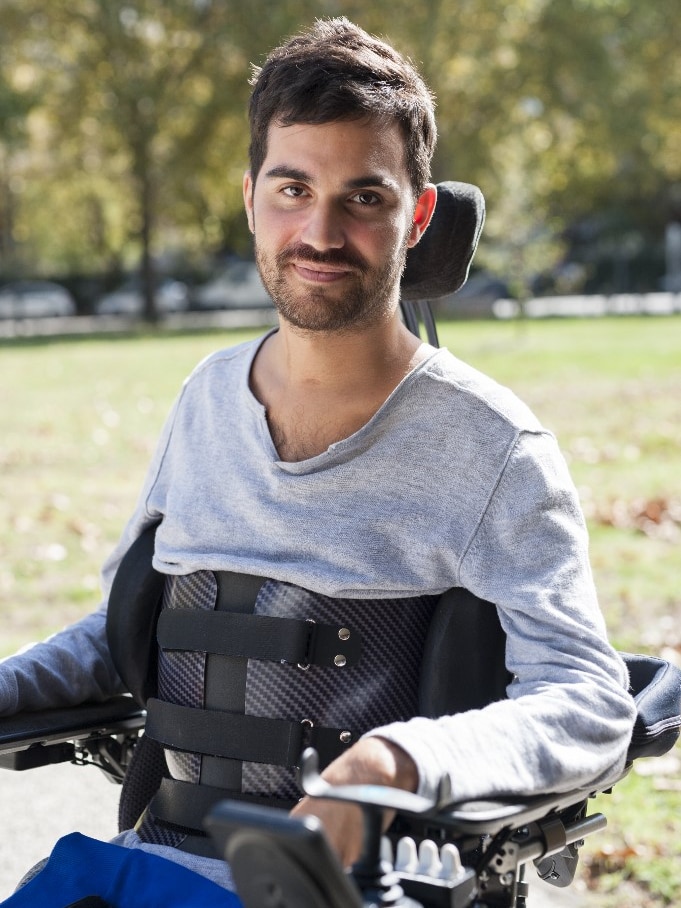 Paralysed man Thibault