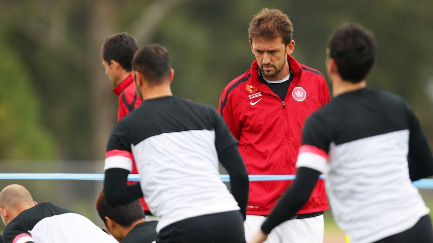 Popovic watches over Wanderers training