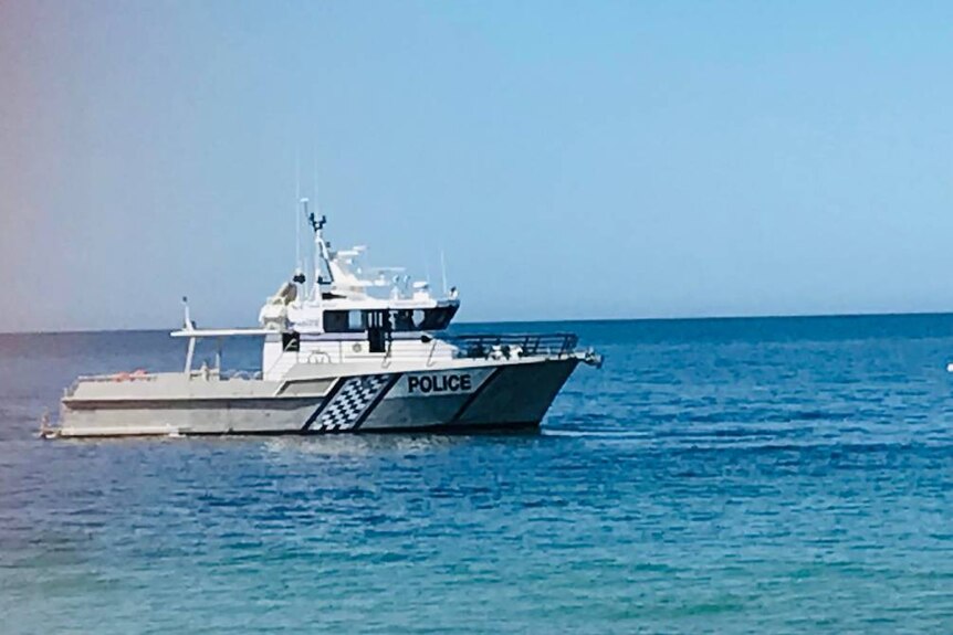 SA police boat at Emu boat