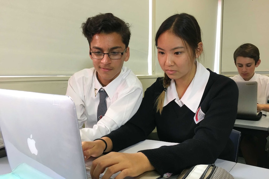 Cherrybrook Technology High School students