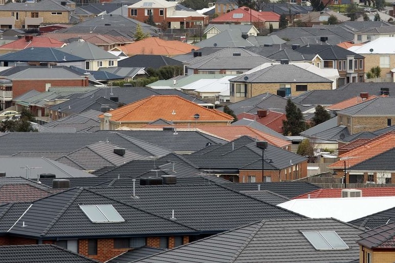 A sea of roofs in the outer suburb of Craigieburn