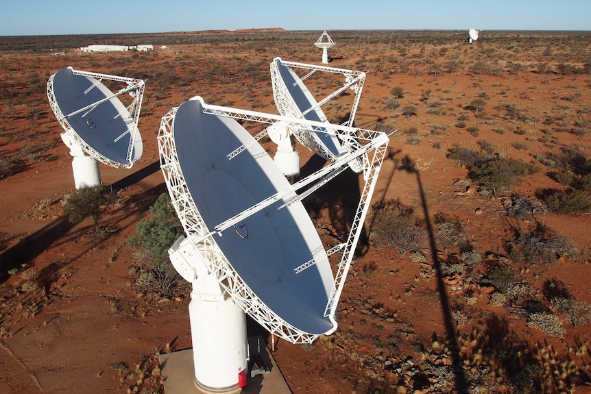 Aerial view of Australian Square Kilometre Array Pathfinder