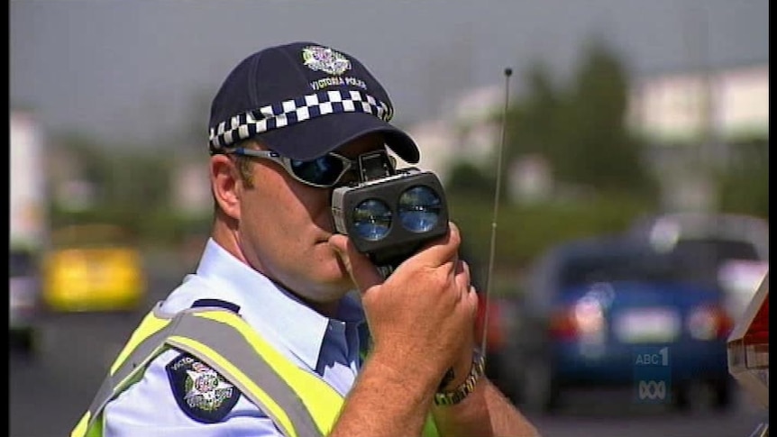 The current technology used by Victoria Police to catch speeding drivers is 23 years old.