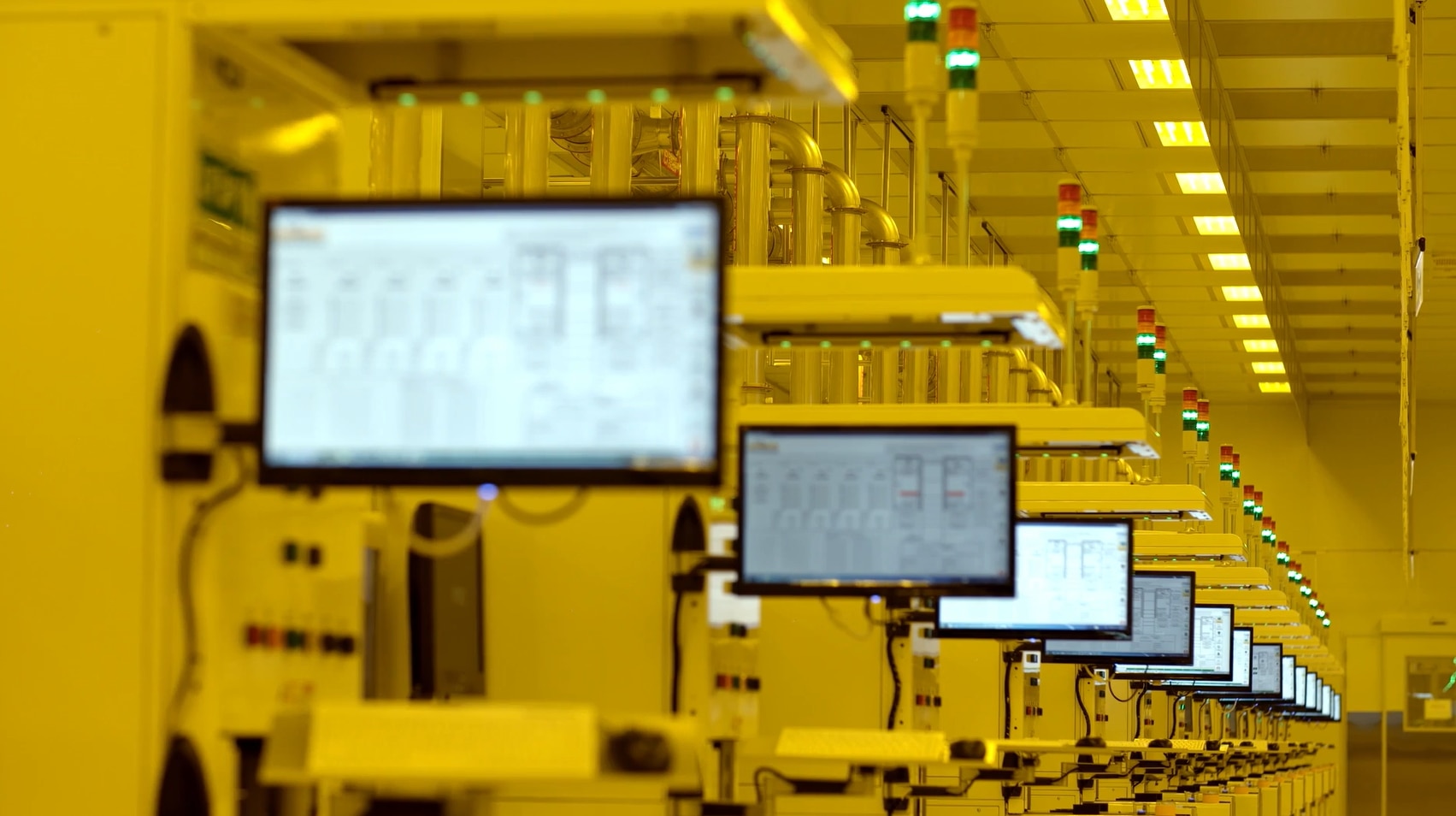 Inside a TSMC chip factory. - ABC News
