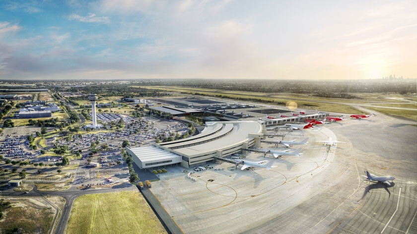 The new airport would upgrade the old international terminal