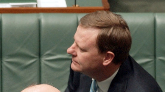 John Howard and Peter Costello ... Labor says leadership tensions will tear the Coalition apart. (File photo)