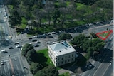 Aerial of Royal Society of Victoria land