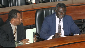 Sogavare survives: The motion of no confidence has been defeated by 28 votes to 17. [File photo]