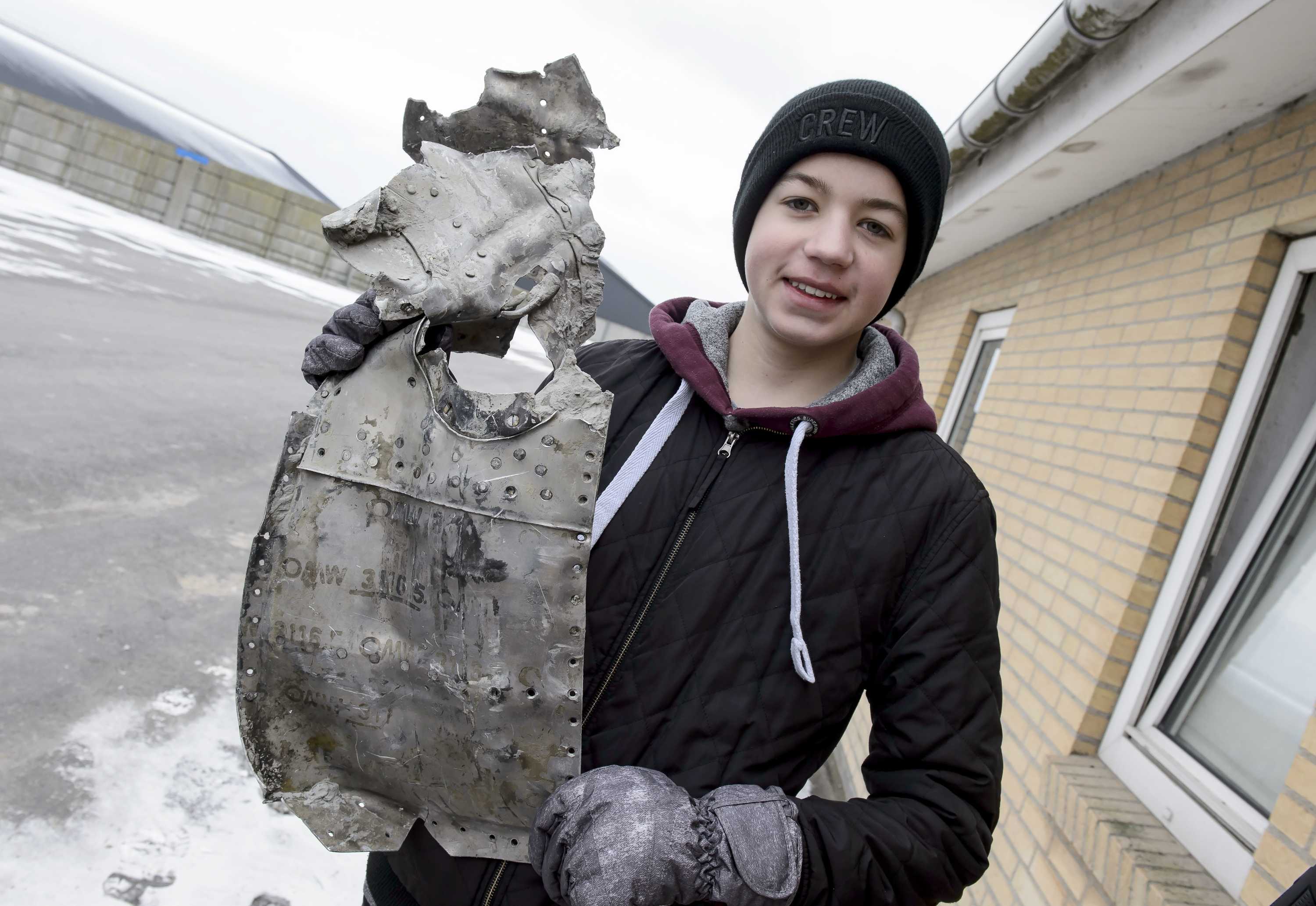 Danish teenager discovers parts of crashed German WWII aeroplane - ABC News