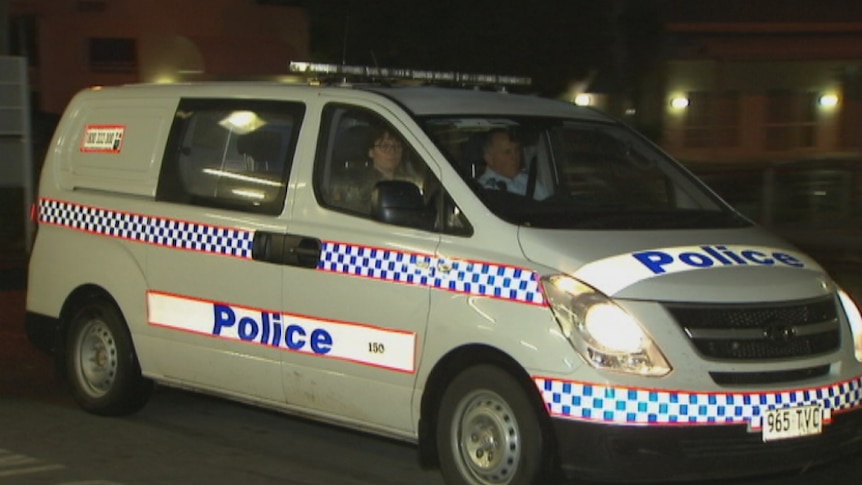 The man accused of a stabbing murder in Logan was taken to the Beenleigh watch house early this morning.