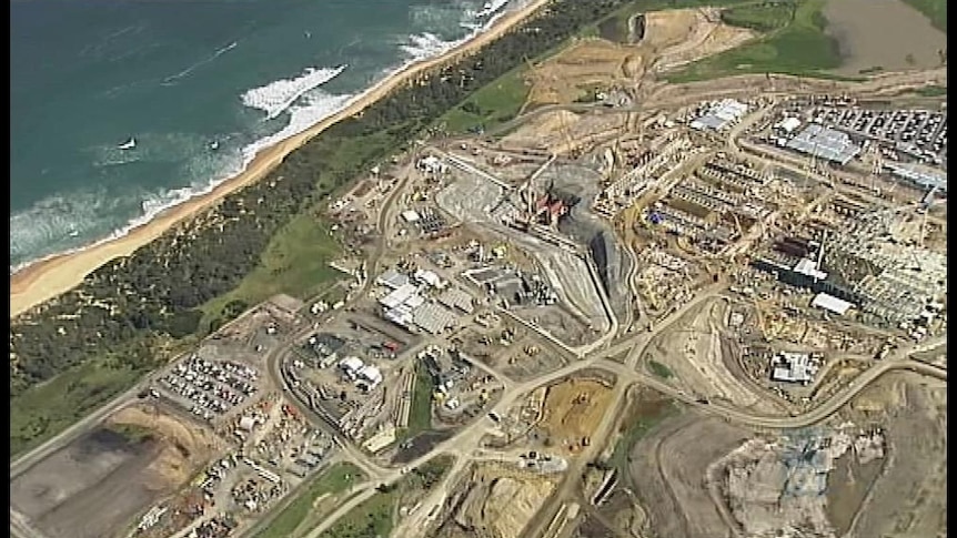 Construction workers have walked off the site near Wonthaggi.