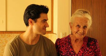Anthony Levin and his grandmother Olga Horak.