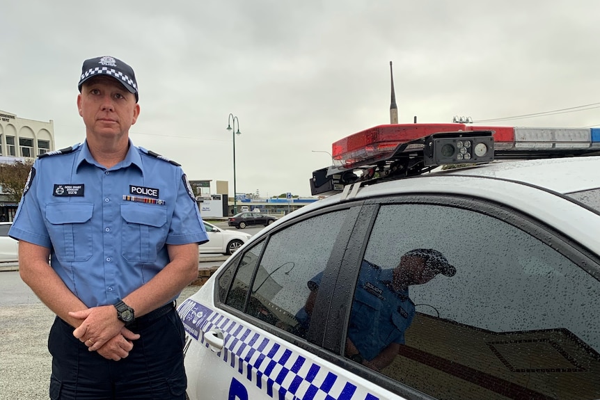 Great Southern Police traffic officer in charge Sergeant Derek Grimes. 