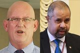 Composite of Queensland Agriculture and Sports Minister Bill Byrne and independent MP Billy Gordon