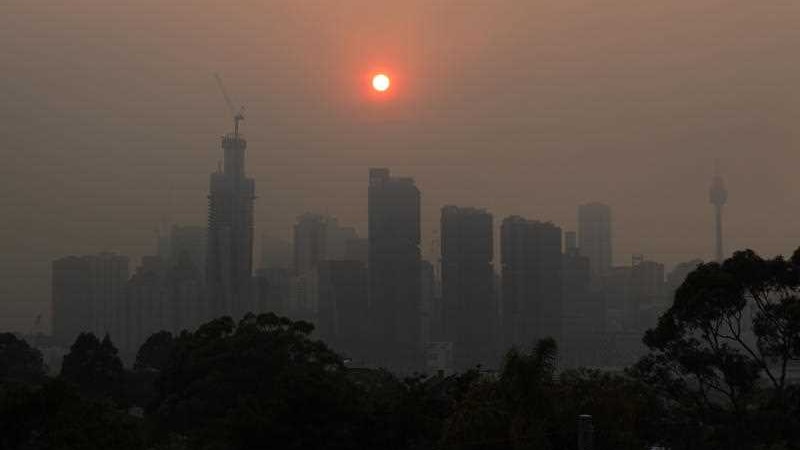 Sydney smoke haze