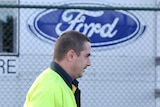 Factory worker leaves Ford plant