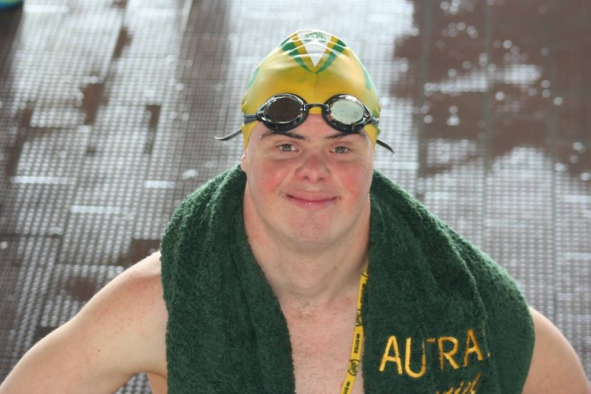 Danny Rumsey, a swimmer with down syndrome.
