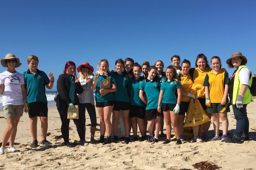 Students have been told to clean up beaches