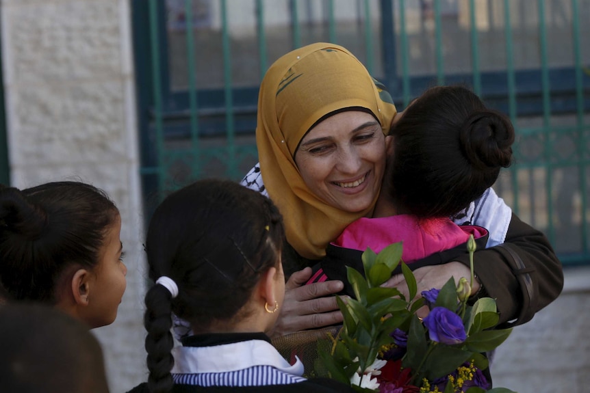 Palestinian teacher Hanan al-Hroub