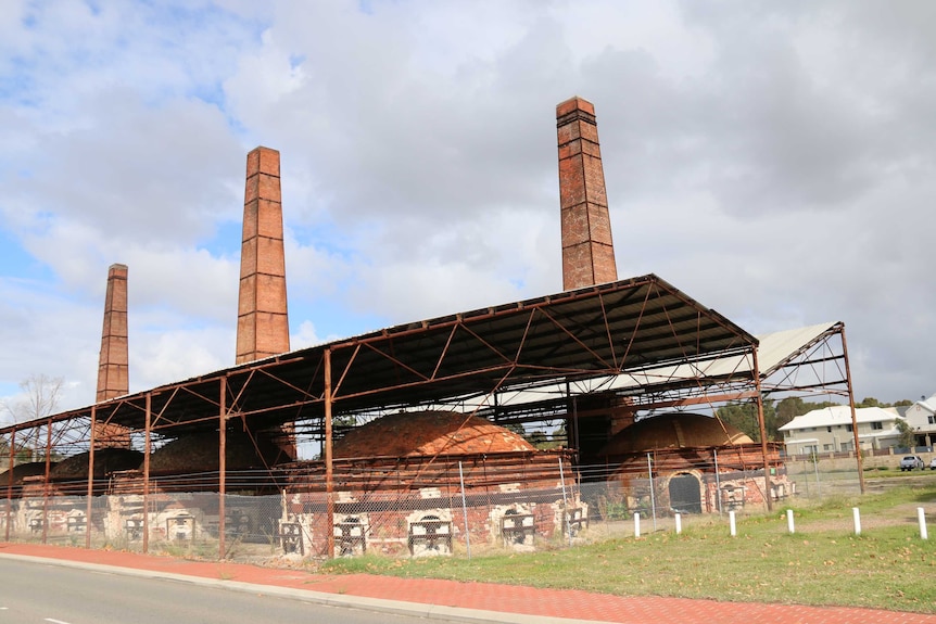 The brick kilns are opposite Ascot racecourse