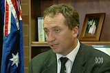 Barnaby Joyce ... not comfortable with Telstra legislation.