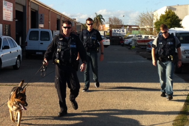 Police dog squad searching for two juvenile escapees