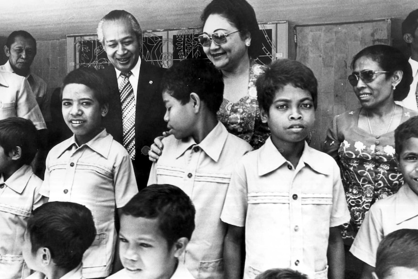 President Suharto and his wife