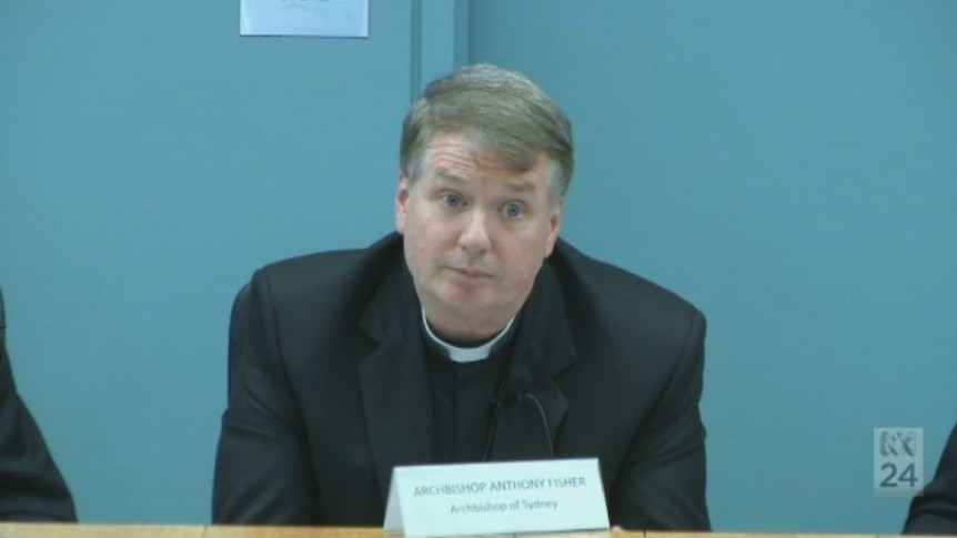 Archbishop of Sydney Anthony Fisher gave evidence to the royal commission for the first time.