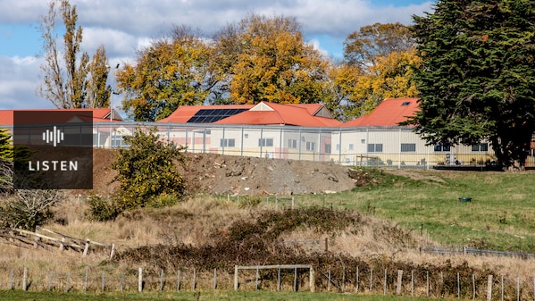 Exterior photos of a youth detention centre. Has Audio.