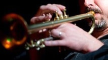 Trumpet close up