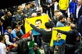 Kurds protest IS in Netherlands