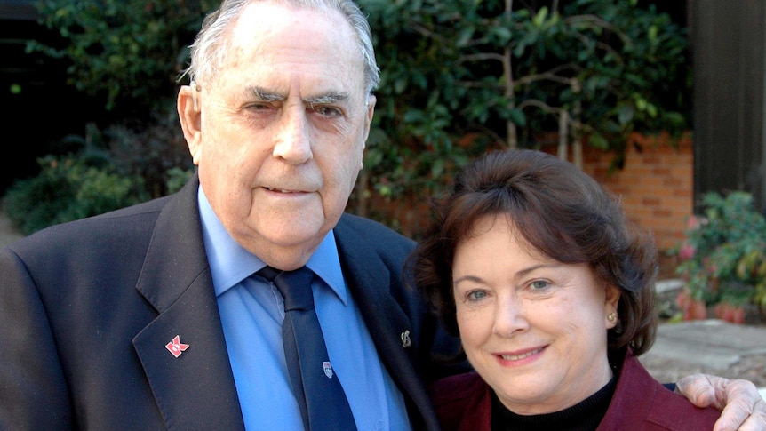 Sir Jack Brabham and Lady Margaret Brabham.