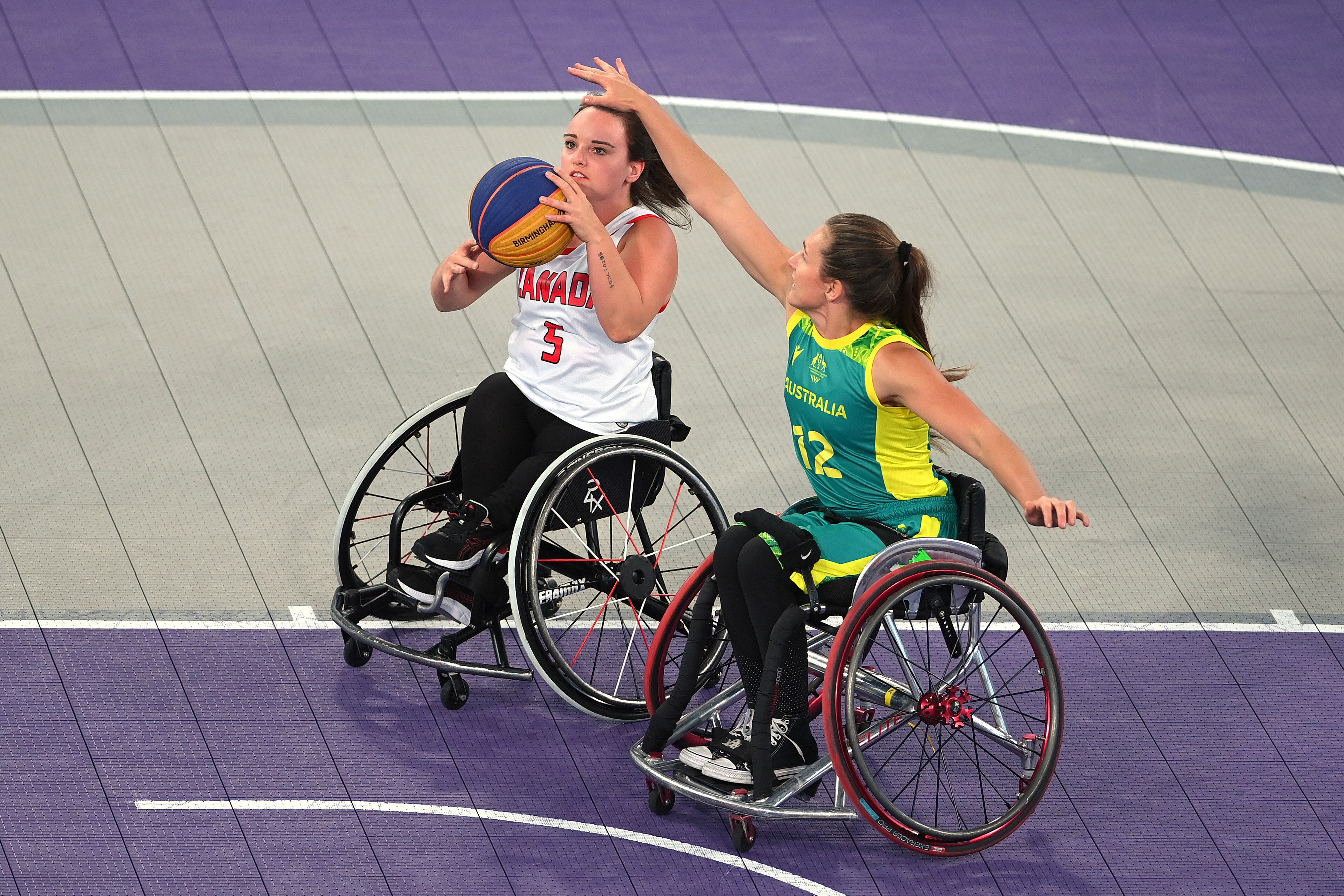 England Defeat Australia 17-16 In Men's 3x3 Basketball While Wheelchair ...