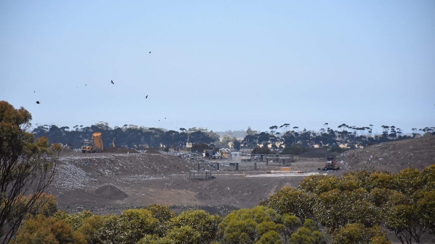 The Werribee tip in Melbourne's west.