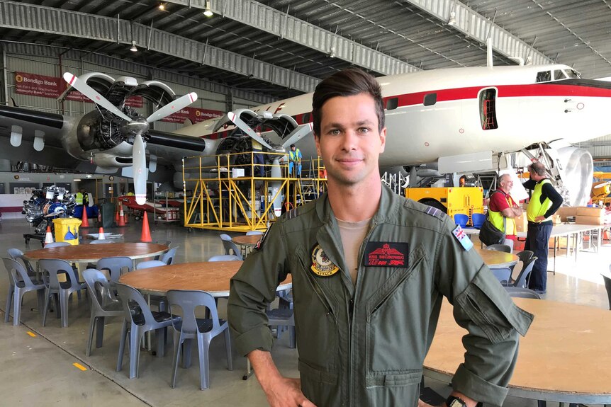 RAAF flying instructor Kris Sieczkowski is piloting jet fighters at this year's Wings Over the Illawarra air show.
