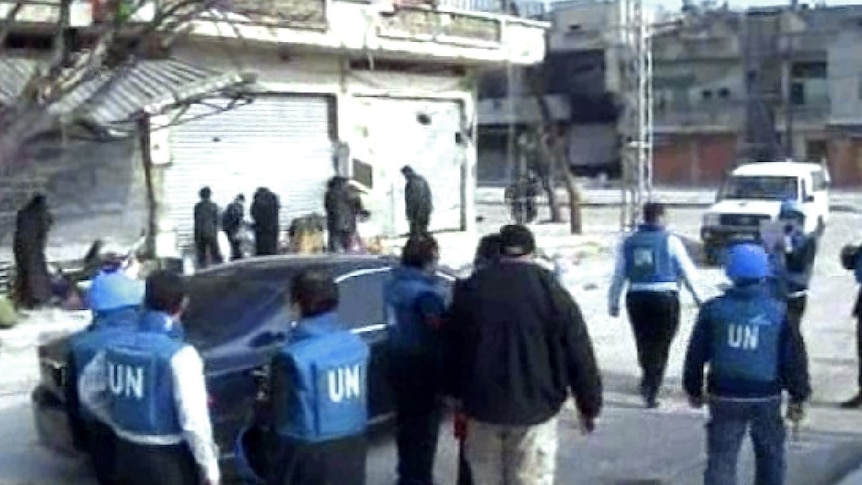 United Nations officials visit Syria