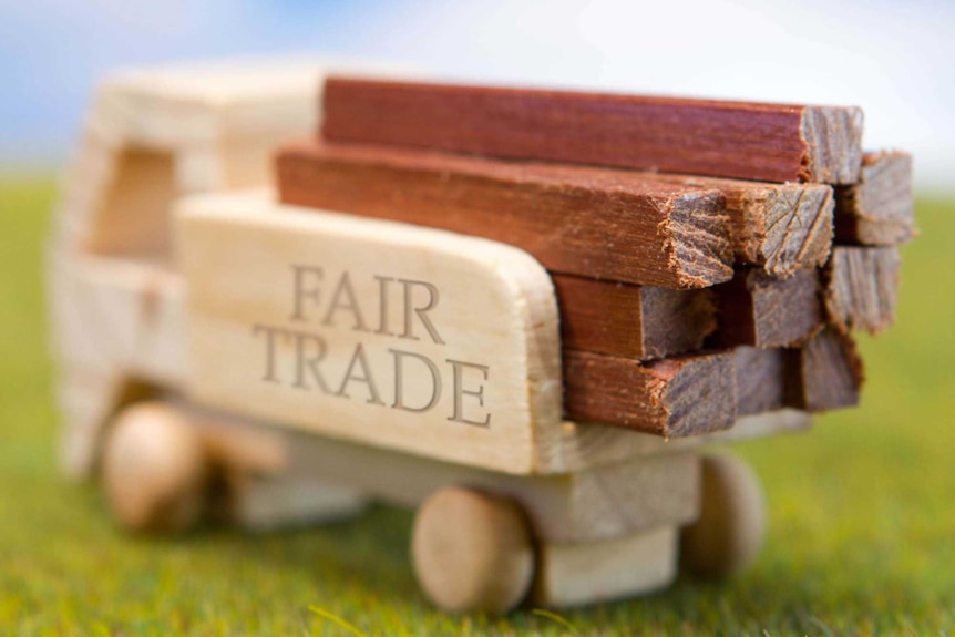 Looking for products marked as 'fair trade' is one way of shopping ethically.