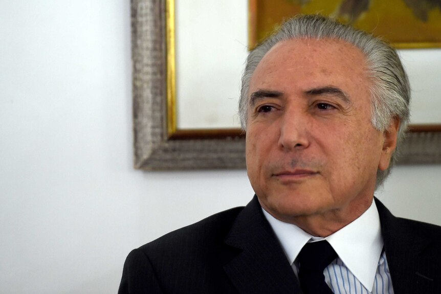 Brazilian caretaker President Michel Temer