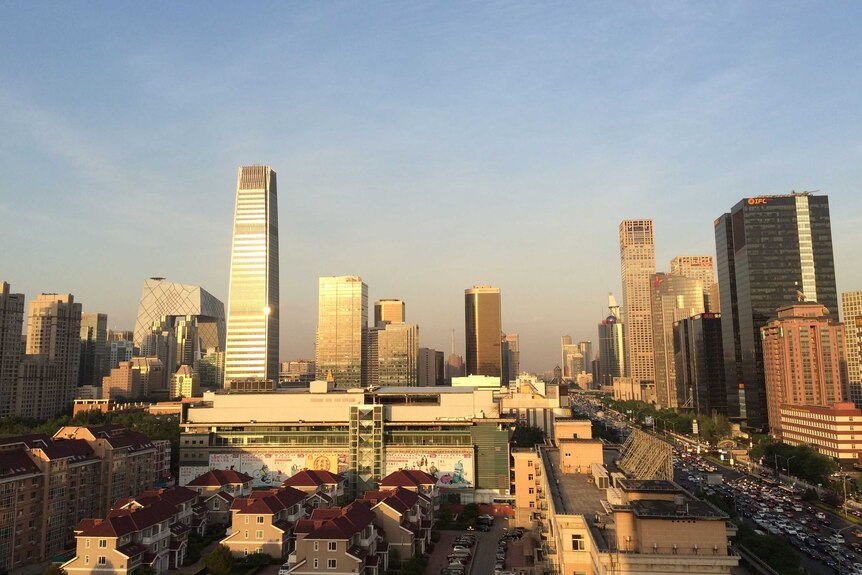 Blue skies in Beijing